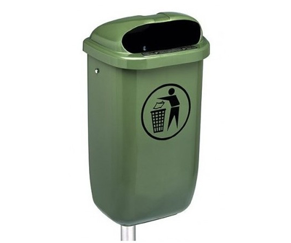 Contenedor de basura de nuestra fábrica de elementos de limpieza